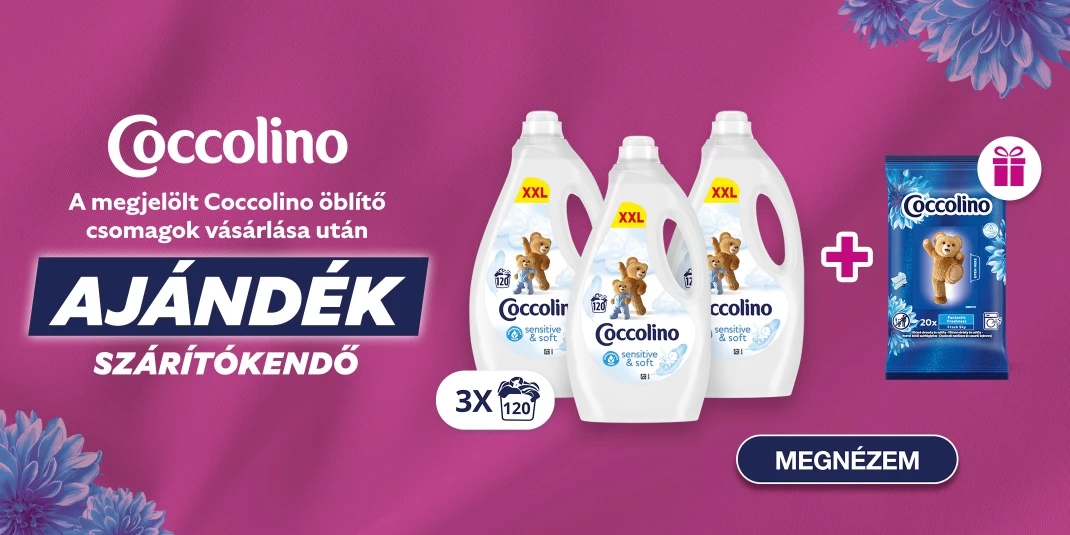 Coccolino termékek ajándékkal!