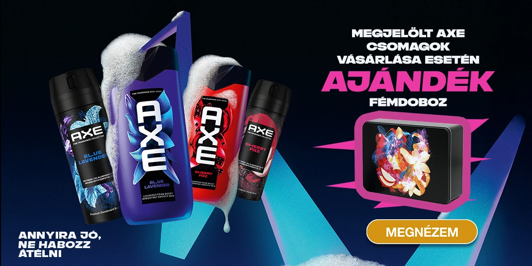 AXE csomagok ajándék fémdobozzal