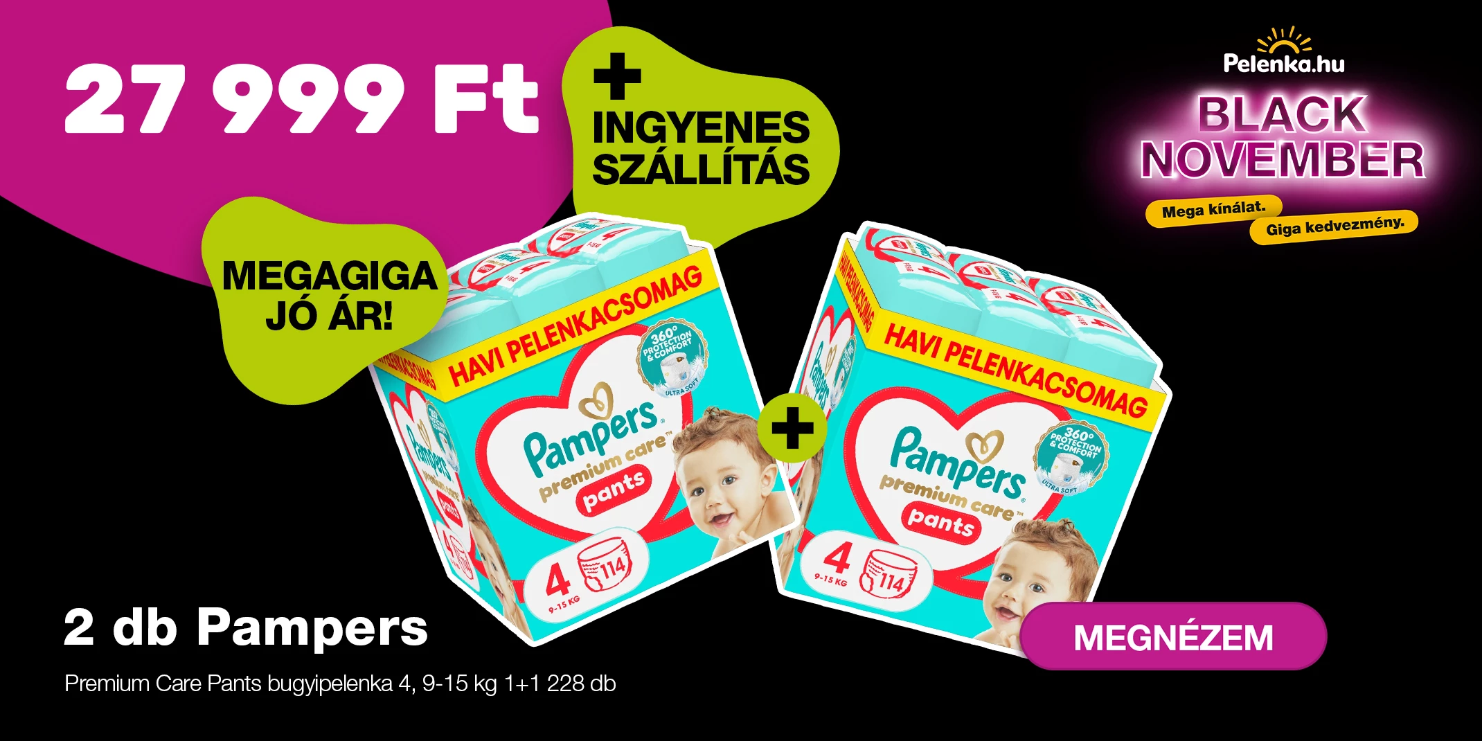 BLACK NOVEMBER - PAMPERS NAPOK