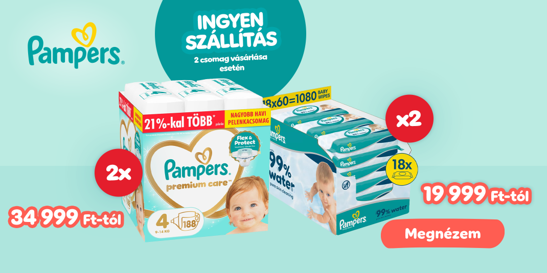 Pampers termékek a Pelenka.hu-n!