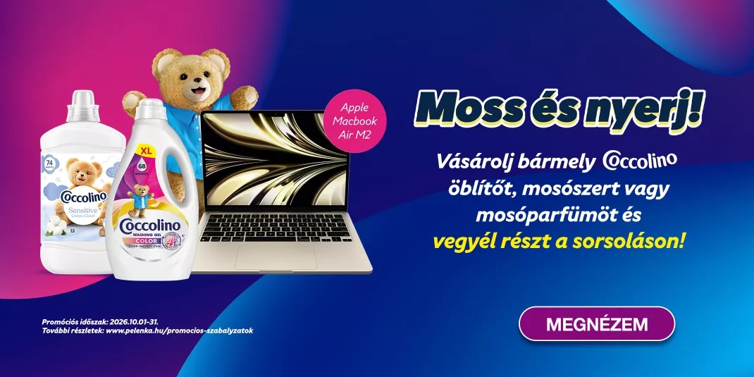 Coccolino nyereményjáték a Pelenka.hu-n!