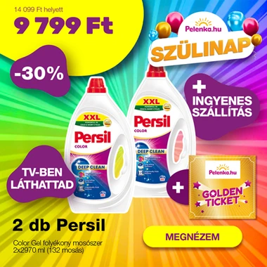 Persil Color Gel folyékony mosószer 2x2970 ml (132 mosás)