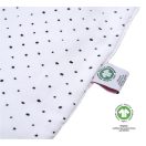 MOTHERHOOD hálózsák muszlin BIO Pink and Black Dots 0-6 hó 0,5 tog