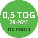 MOTHERHOOD BIO  muszlin hálózsák Grey and Black Dots 6-18 hó 0,5 tog