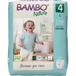   BAMBO Nature Pants Pelenkanadrág egyszer használatos 4 L (7-14 kg) 20 db