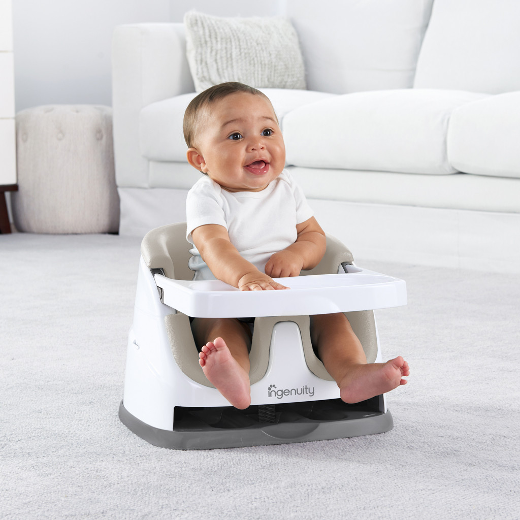 INGENUITY Ülésmagasító székre 2in1 Baby Base Cashmere 6hó+, 22kg-ig