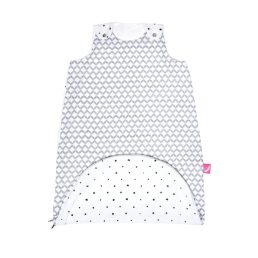   MOTHERHOOD Hálózsák Muszlin 2in1 Zip a Round Grey Classics 3-18 hó 0,5 tog