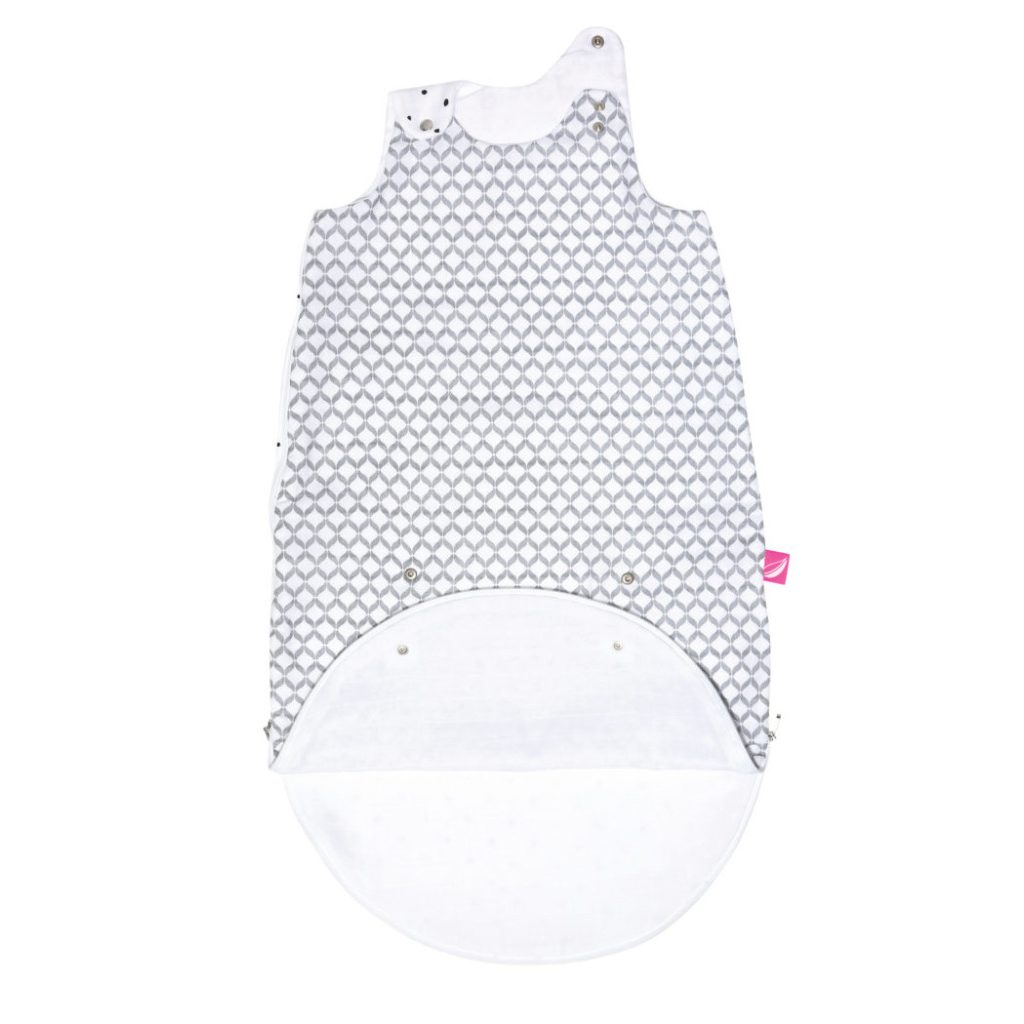 MOTHERHOOD Hálózsák Muszlin 2in1 Zip a Round Grey Classics 3-18 hó 0,5 tog