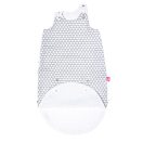 MOTHERHOOD Hálózsák Muszlin 2in1 Zip a Round Grey Classics 3-18 hó 0,5 tog