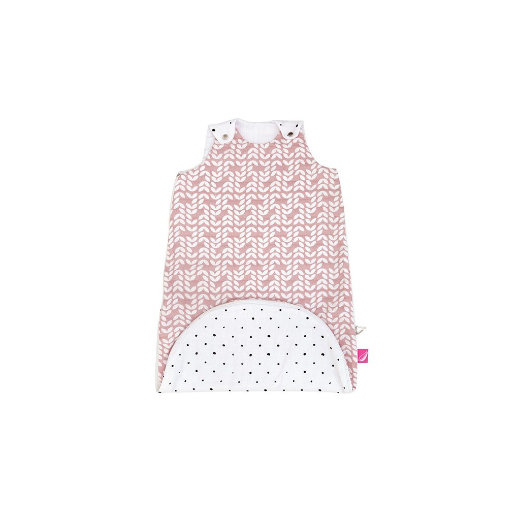 MOTHERHOOD Hálózsák 2in1 ZIP-A-Round Bézs muszlin Pink Classics 3-18hó 0,5 tog