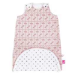   MOTHERHOOD Hálózsák 2in1 ZIP-A-Round Bézs muszlin Pink Classics 3-18hó 0,5 tog