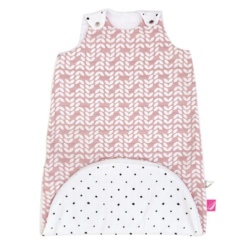 MOTHERHOOD Hálózsák 2in1 ZIP-A-Round Bézs muszlin Pink Classics 3-18hó 0,5 tog