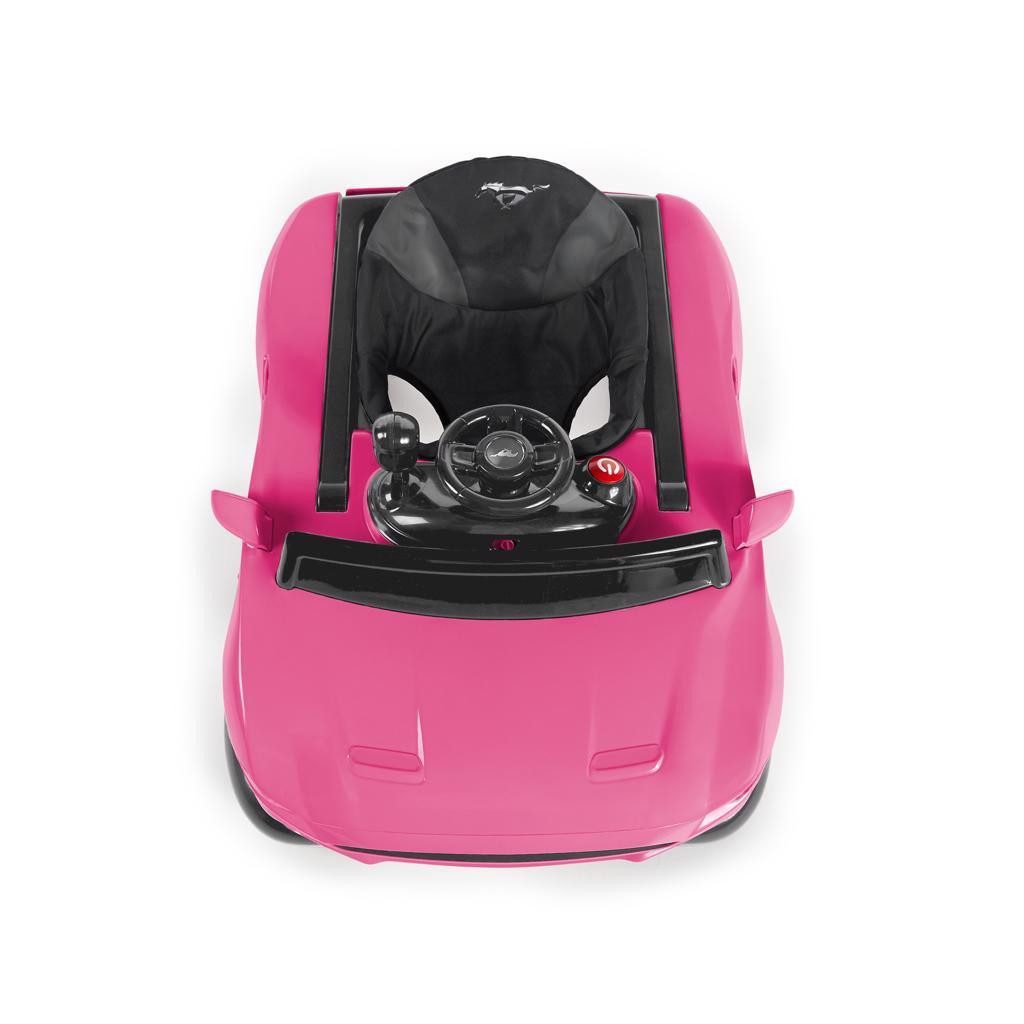 BRIGHT STARTS Bébikomp 3in1 Ford Mustang Pink 6hó+, 12 kg-ig