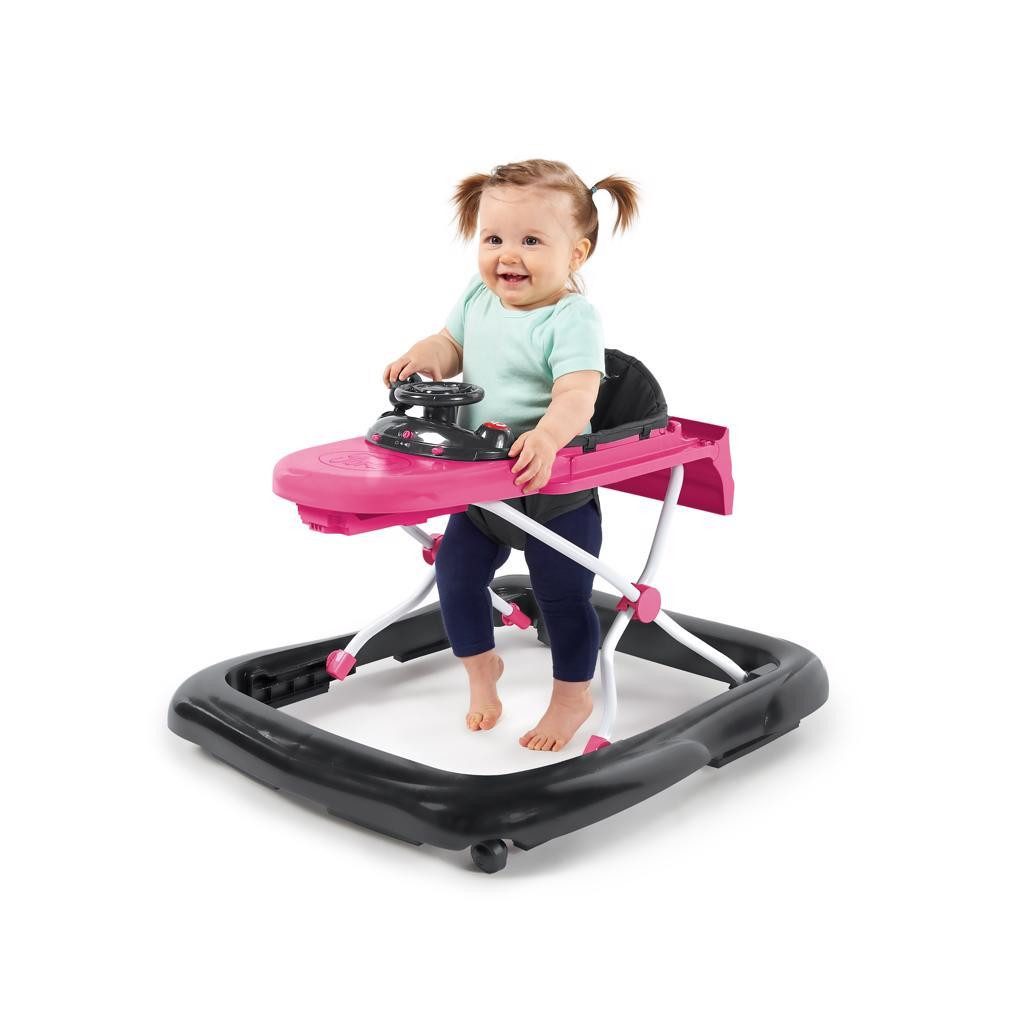 BRIGHT STARTS Bébikomp 3in1 Ford Mustang Pink 6hó+, 12 kg-ig