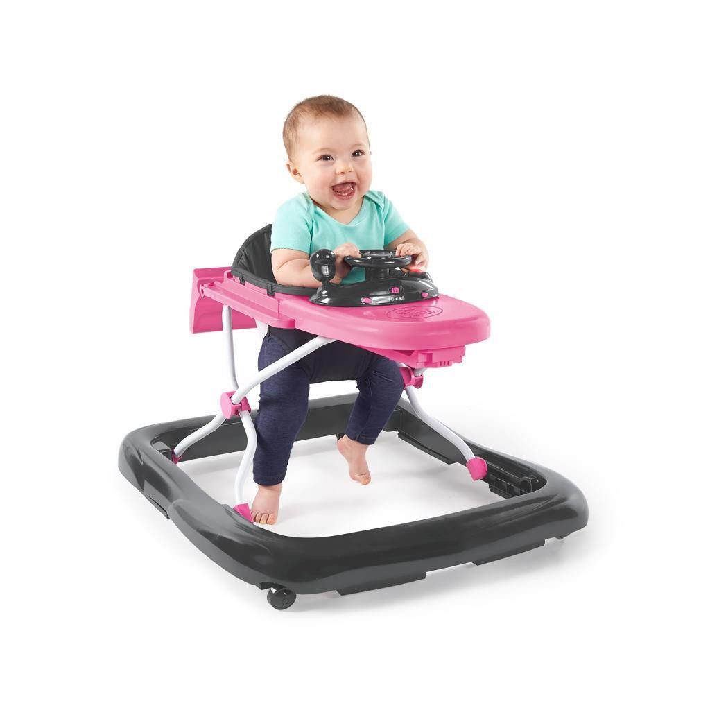 BRIGHT STARTS Bébikomp 3in1 Ford Mustang Pink 6hó+, 12 kg-ig