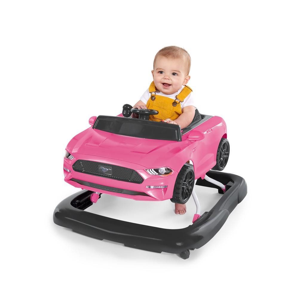 BRIGHT STARTS Bébikomp 3in1 Ford Mustang Pink 6hó+, 12 kg-ig