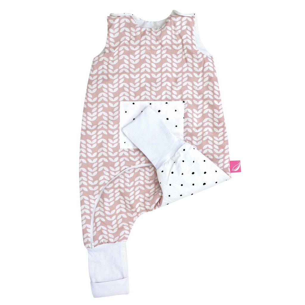 MOTHERHOOD Hálózsák lábakkal és zsebbel Pink Classics 1-1,5év 2 tog