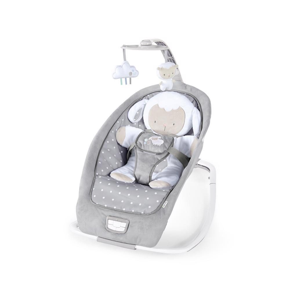INGENUITY Rezgő hintaszék dallamokkal Cuddle Lamb 0hó+ 18kg-ig, 2019