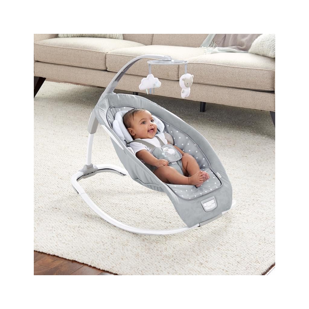 INGENUITY Rezgő hintaszék dallamokkal Cuddle Lamb 0hó+ 18kg-ig, 2019