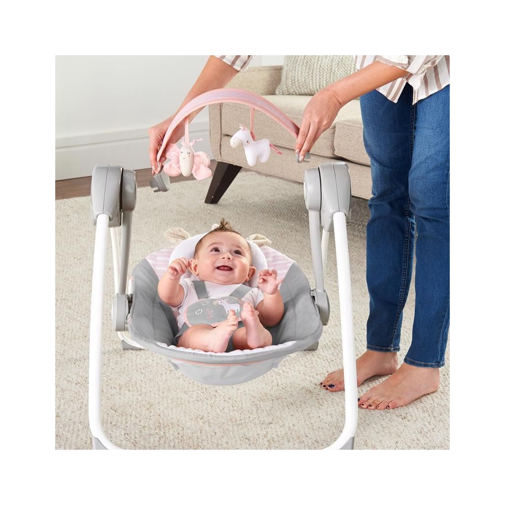 INGENUITY Hinta dallomokkal Flora the Unicorn™ 0hó+, 9kg-ig