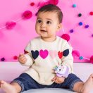 BRIGHT STARTS Csörgő karkötő rágókával 2 db egyszarvú/láma 0hó+