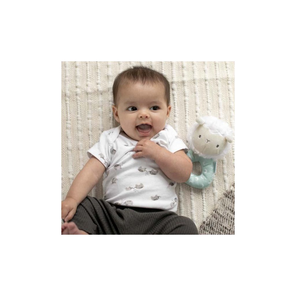 INGENUITY Plüss csörgő kerek INGENUITY Sheppy™ bárány 0 hó+