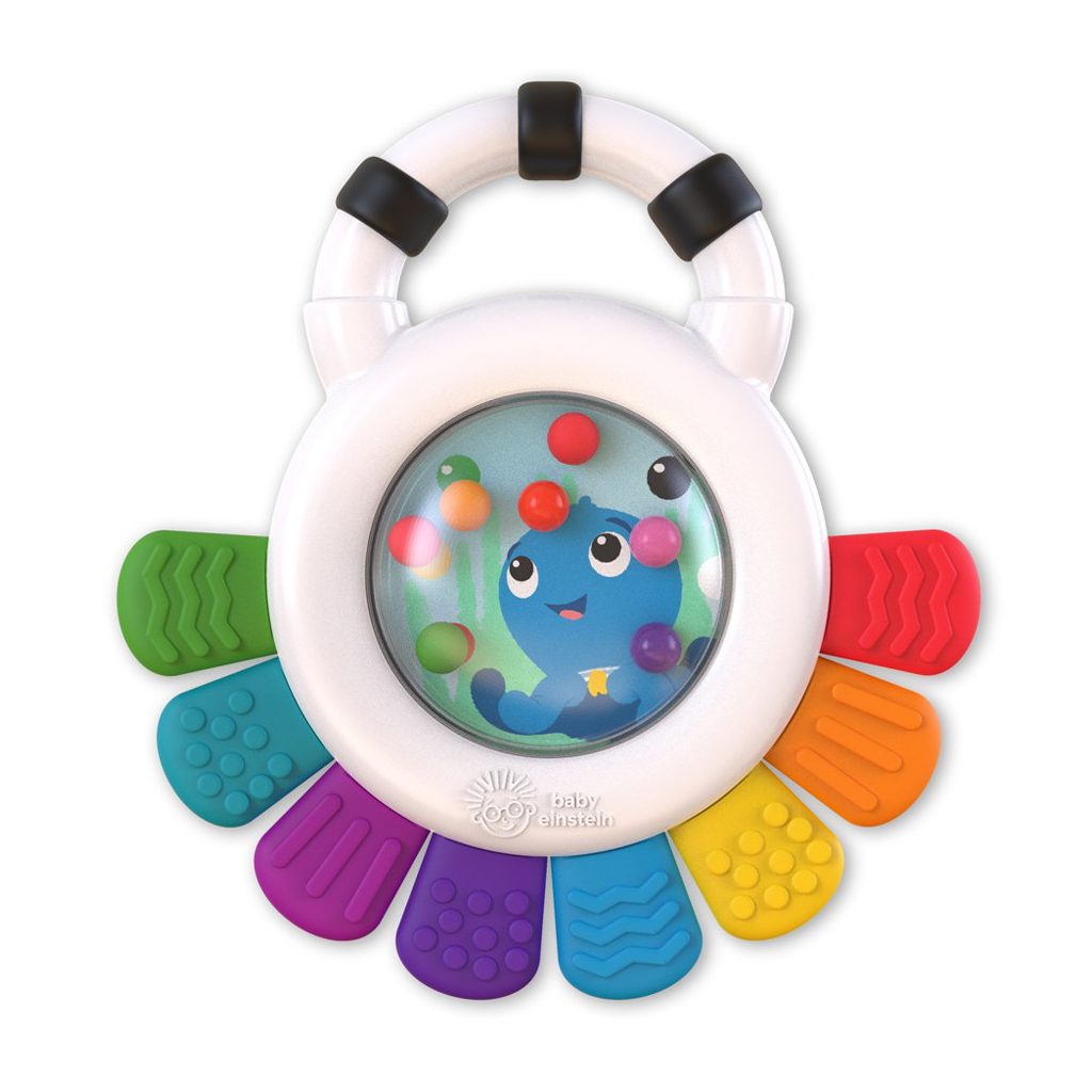 BABY EINSTEIN Szenzoros csörgő és rágóka BPA-mentes Outstanding Opus™ 3m+