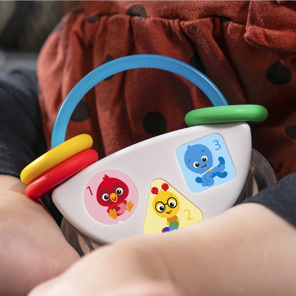BABY EINSTEIN Tamburin csörgővel 3hó+