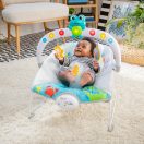 BABY EINSTEIN Zenélő rezgő pihenőszék fényekkel Kick to It Neptune 9 kg-ig