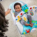 BABY EINSTEIN Zenélő rezgő pihenőszék fényekkel Kick to It Neptune 9 kg-ig