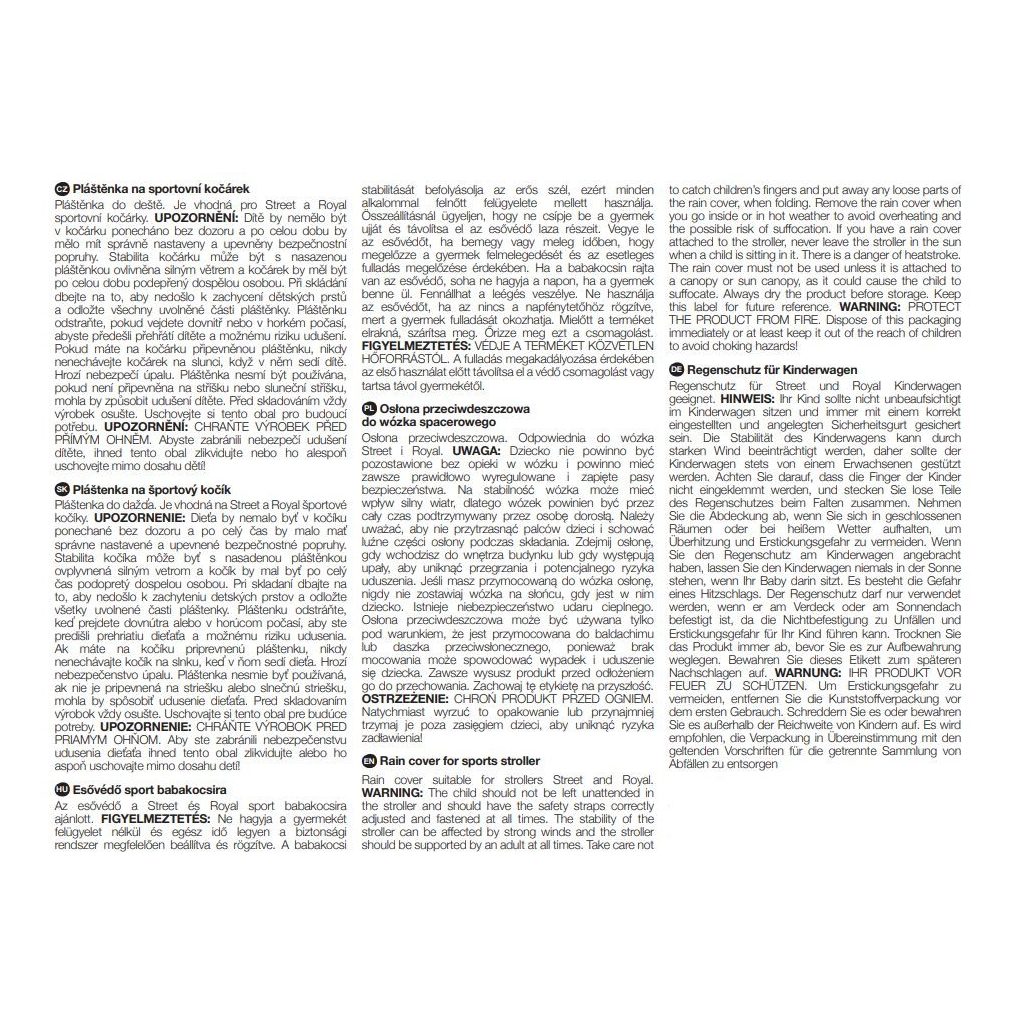 PETITE&MARS Esővédő autósüléshez