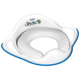   MALTEX WC szűkítő fogantyúval puha Hupikék törpikék - white