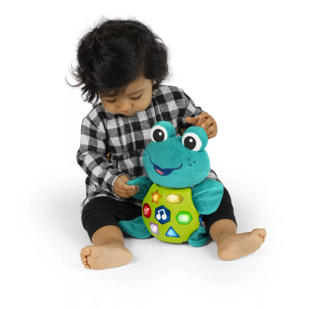 BABY EINSTEIN Zenélő interaktív játék teknős Neptune's Cuddly Composer™ 6hó+