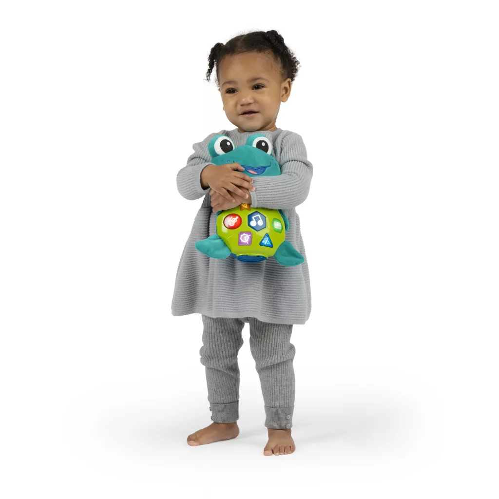 BABY EINSTEIN Zenélő interaktív játék teknős Neptune's Cuddly Composer™ 6hó+