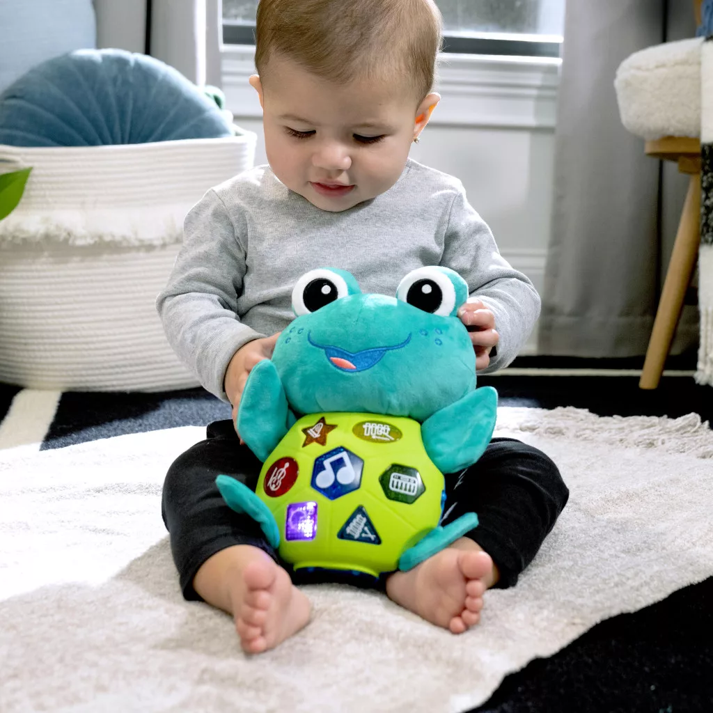 BABY EINSTEIN Zenélő interaktív játék teknős Neptune's Cuddly Composer™ 6hó+