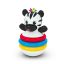 BABY EINSTEIN Rágóka építőjáték zebra Stack & Wobble Zen™ 3hó+