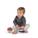 BABY EINSTEIN Rágóka építőjáték zebra Stack & Wobble Zen™ 3hó+
