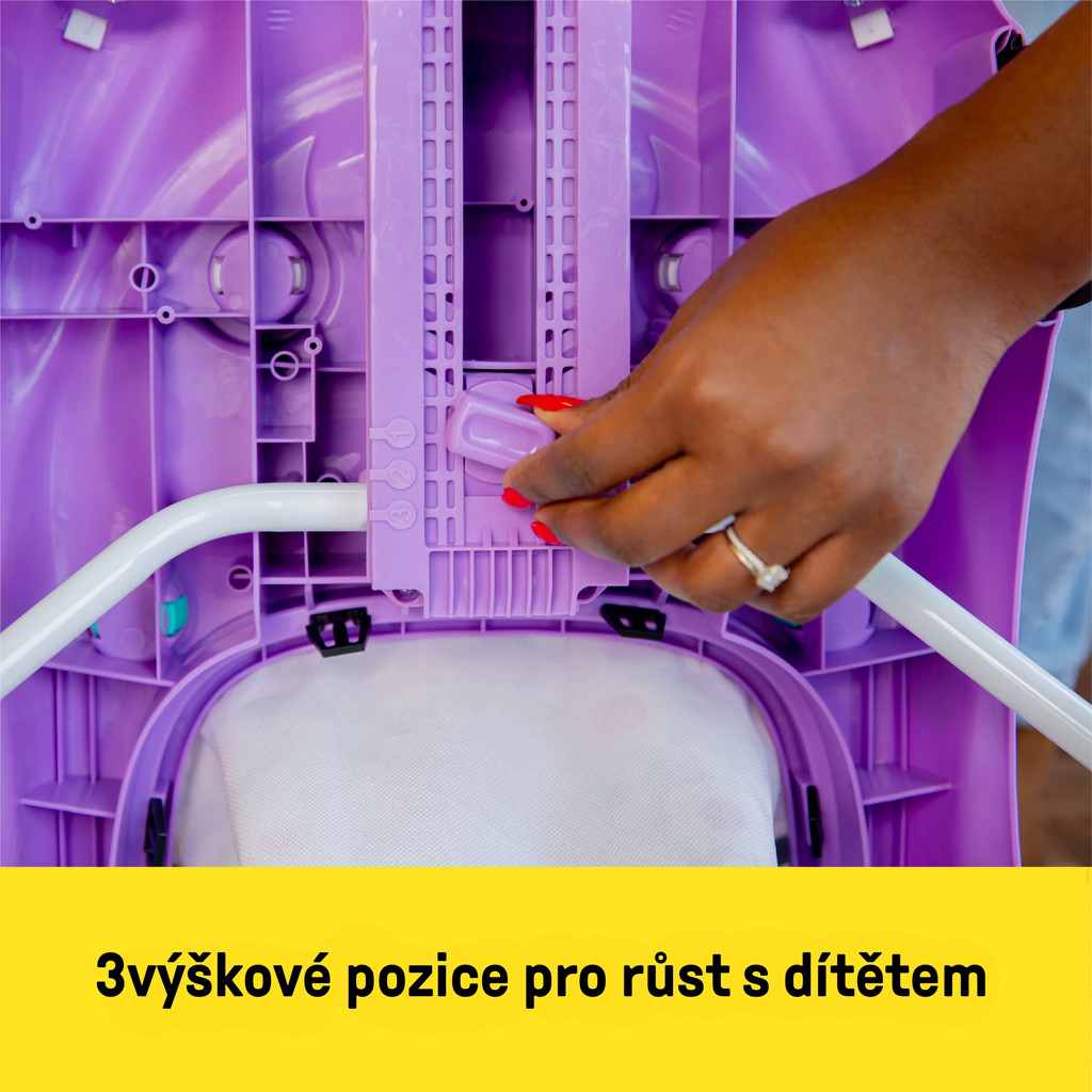 BRIGHT STARTS 3 az 1-ben járóka versenyző Pink 6-24 hó