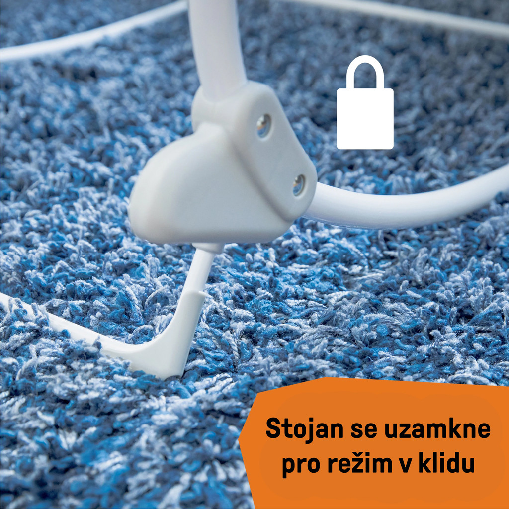 BABY EINSTEIN Zenélő rezgő pihenőszék Kick to It Opus 18kg-ig