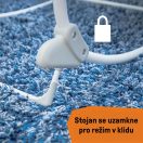 BABY EINSTEIN Zenélő rezgő pihenőszék Kick to It Opus 18kg-ig