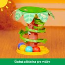 BRIGHT STARTS Zenélő golyópálya Tropical Twirl 6hó+