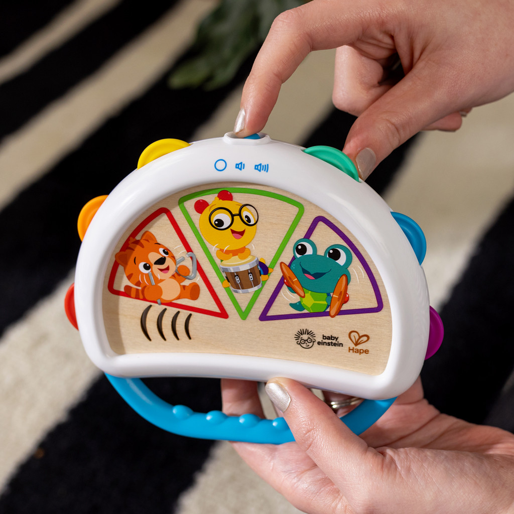 BABY EINSTEIN Játék zenélő tamburin Tap & Shake™ Magic Touch™ HAPE 6hó+