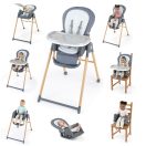 INGENUITY Etetőszék Deluxe 7in1 Proper Positioner™ Chambray 0hó+  23 kg-ig