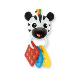   BABY EINSTEIN Rágóka csörgővel zebra Zen™ Shake-a-Shape BPA mentes 0hó+