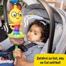 BABY EINSTEIN Játék csörgővel C-karikán u Cal-a-Puller™ 0hó+