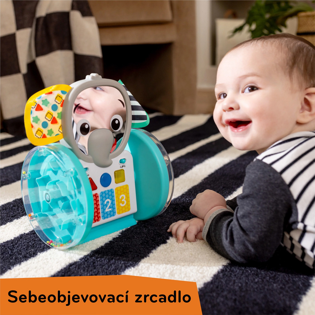 BABY EINSTEIN Zenélő interaktív játék Chase & Tap Earl™ 6hó+
