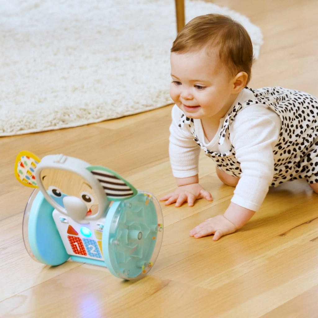 BABY EINSTEIN Zenélő interaktív játék Chase & Tap Earl™ 6hó+
