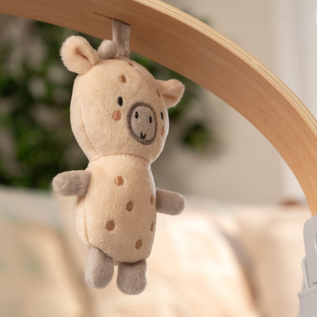 INGENUITY Átalakítható hinta dallamokkal Swing 'n Go Chambray 0hó+  9kg-ig