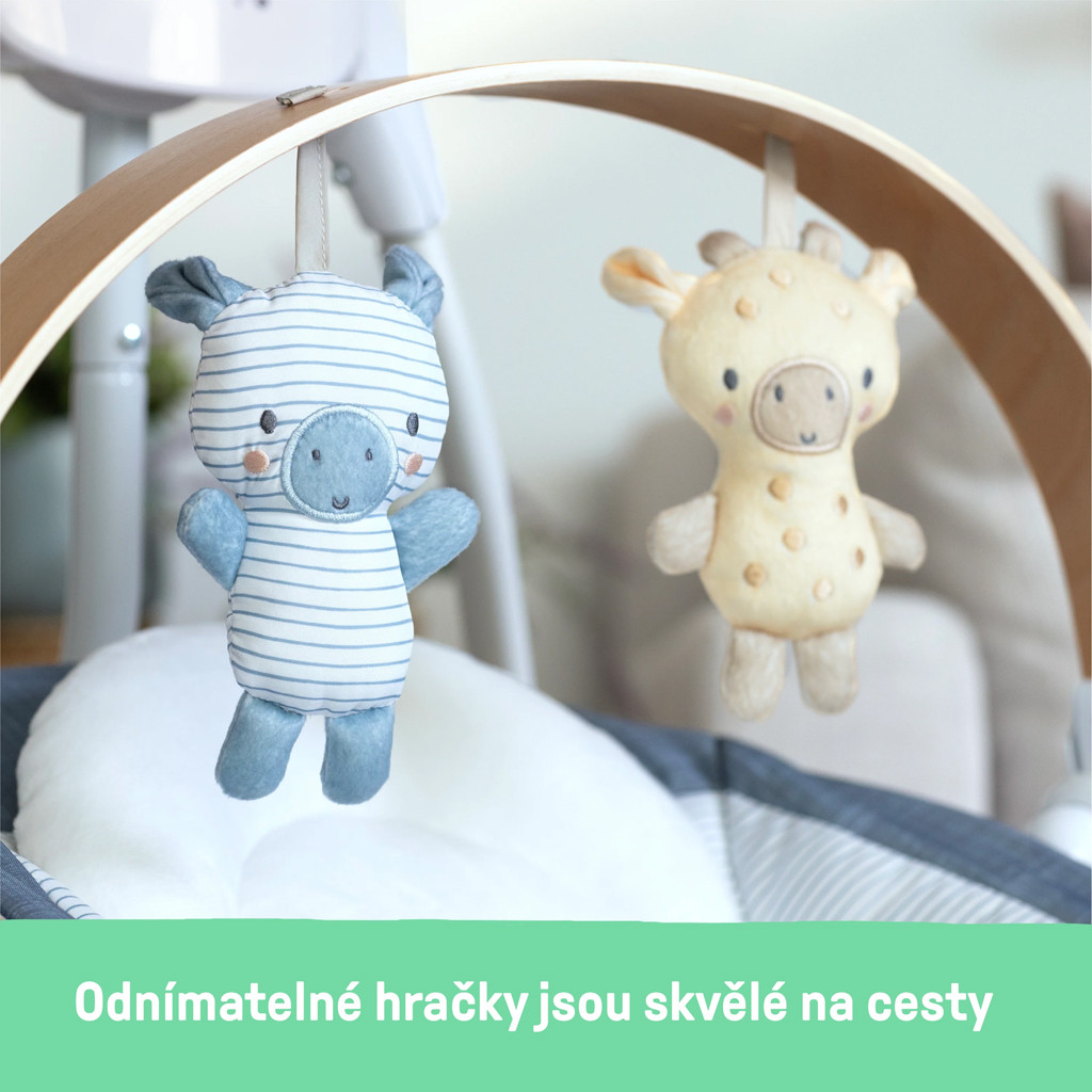 INGENUITY Hintázó zenélő Chambray 0m+, 9 kg-ig