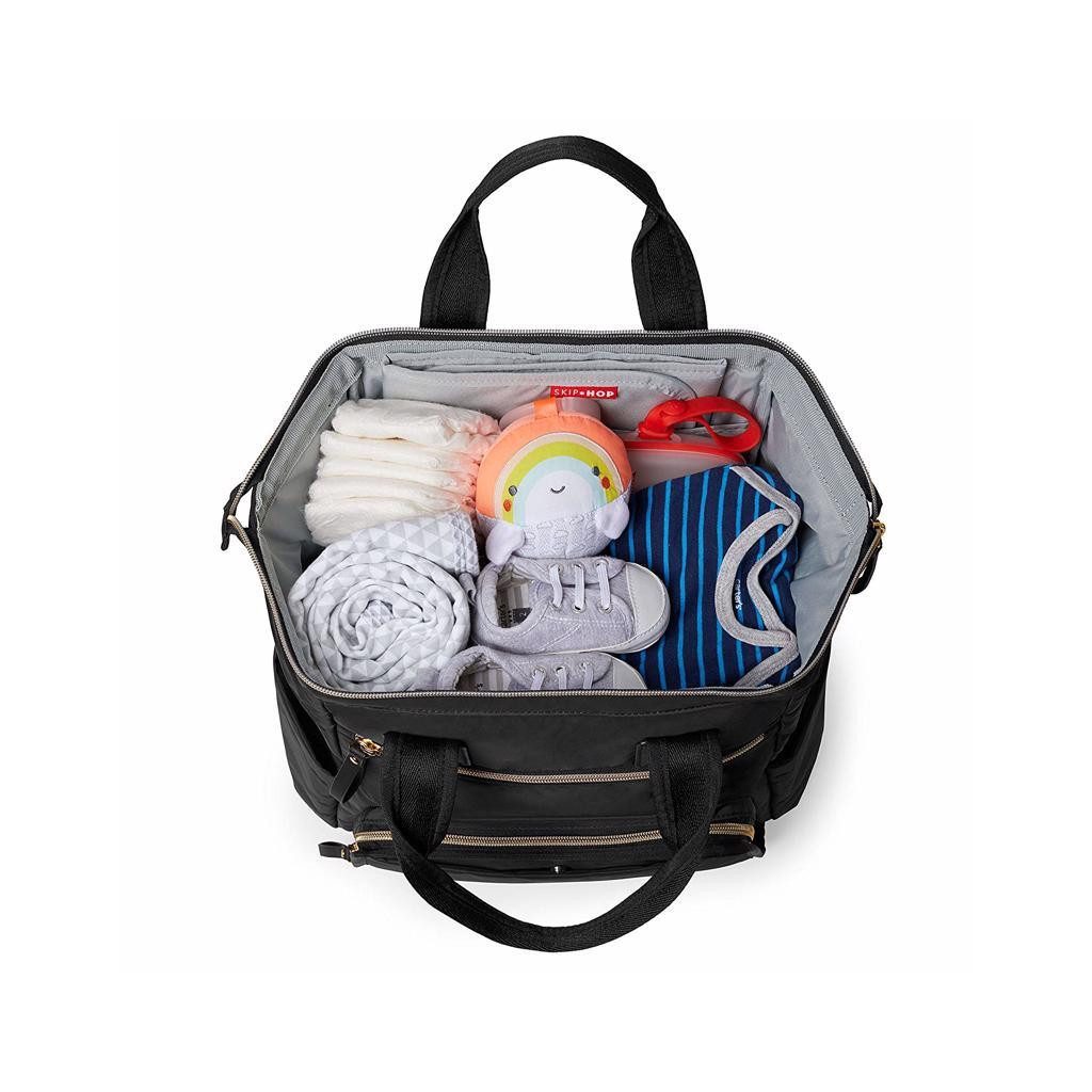 SKIP HOP Táska pelenkázó/hátizsák Mainframe Black
